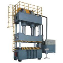 Máquina de fabricación de ollas de acero inoxidable de prensa hidráulica de embutición profunda de doble acción de cuatro columnas